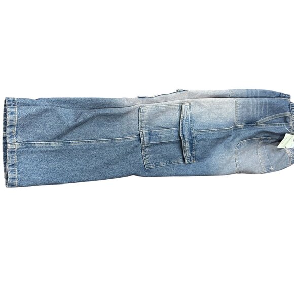 NEW BDG Urban Outfitters Denim Skate Jeans W27 L32 Womens Blue Carpenter Cargo - Picture 6 of 13